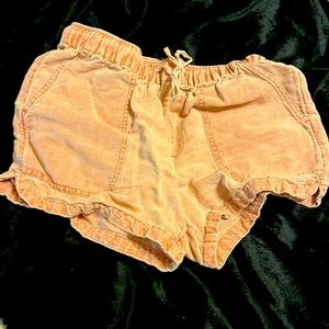 Canvas women's shorts